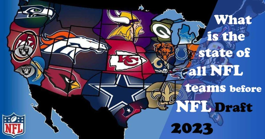 What is the state of all NFL teams before NFL Draft 2023