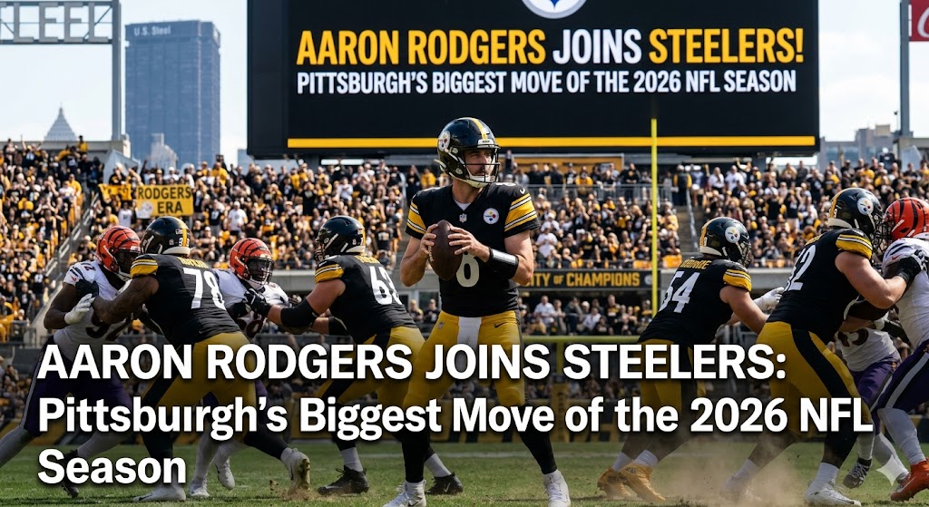 Aaron Rodgers Joins Steelers: Pittsburgh’s Biggest Move of the 2026 NFL Season