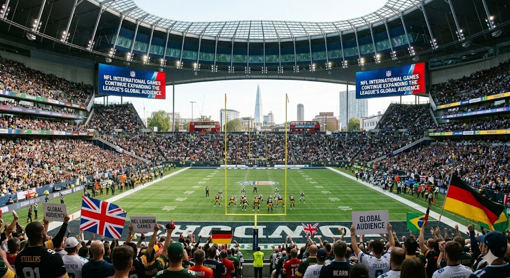 NFL International Games Continue Expanding the League's Global Audience - logo