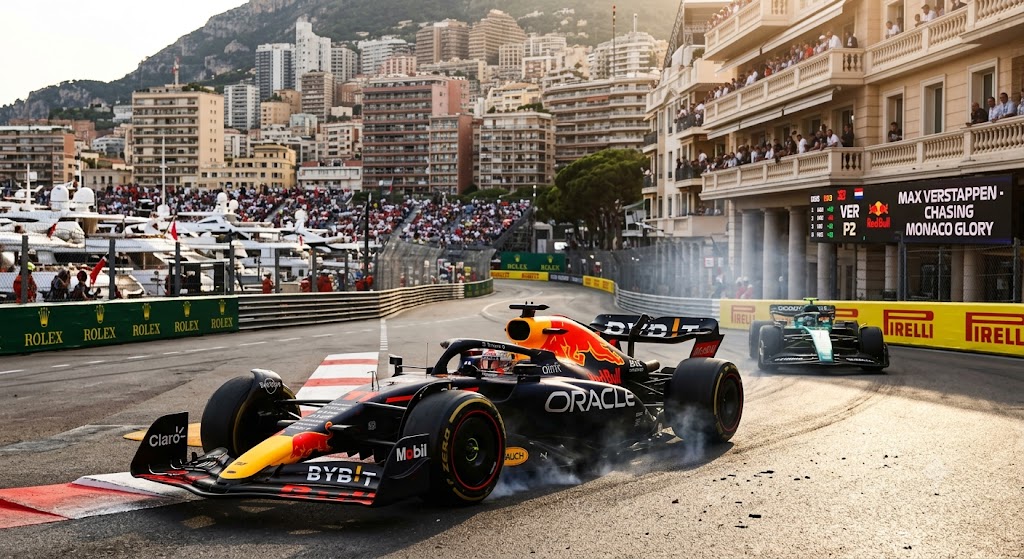 Max Verstappen Chasing Monaco Glory After Front-Row Qualifying Performance - logo