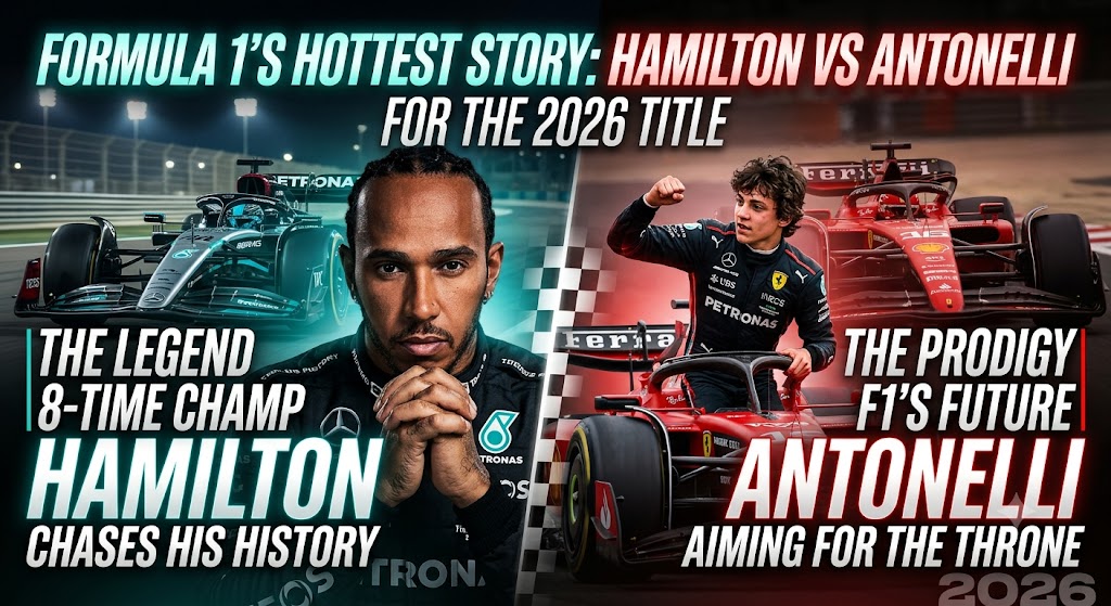 Formula 1's Hottest Story: Hamilton vs Antonelli for the 2026 Title - logo