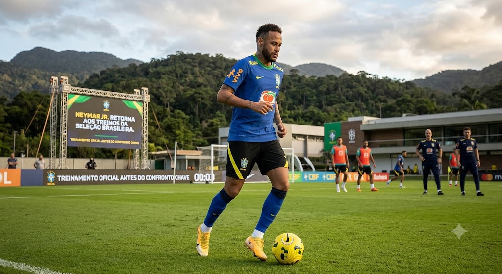 Neymar Returns to Brazil Training Before Important Fixture