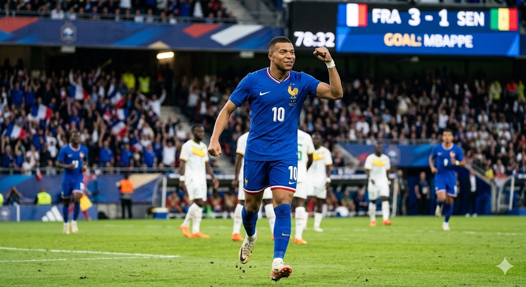 Kylian Mbappe Leads France Attack With Stunning Display