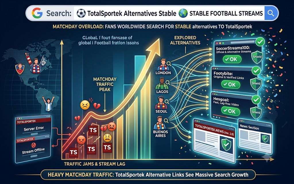 Football Fans Worldwide Search for Stable TotalSportek Alternatives During Heavy Matchday Traffic