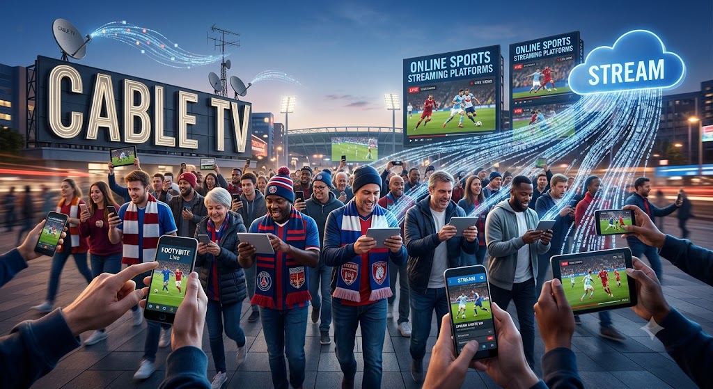 Football Fans Continue Moving From Cable TV to Online Sports Streaming Platforms