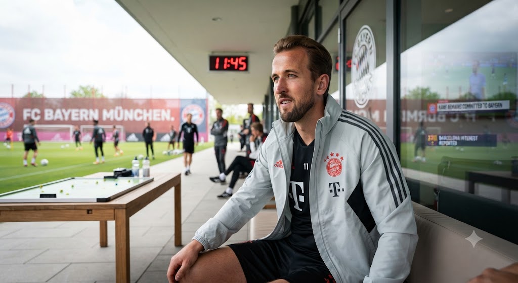 Harry Kane Rejects Barcelona Approach to Stay Focused on Bayern Munich