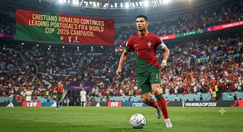 Cristiano Ronaldo Continues Leading Portugal’s FIFA World Cup 2026 Campaign
