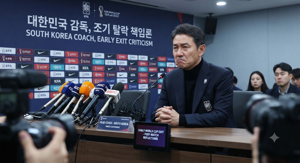 South Korea Coach Under Fire After Early FIFA World Cup Exit