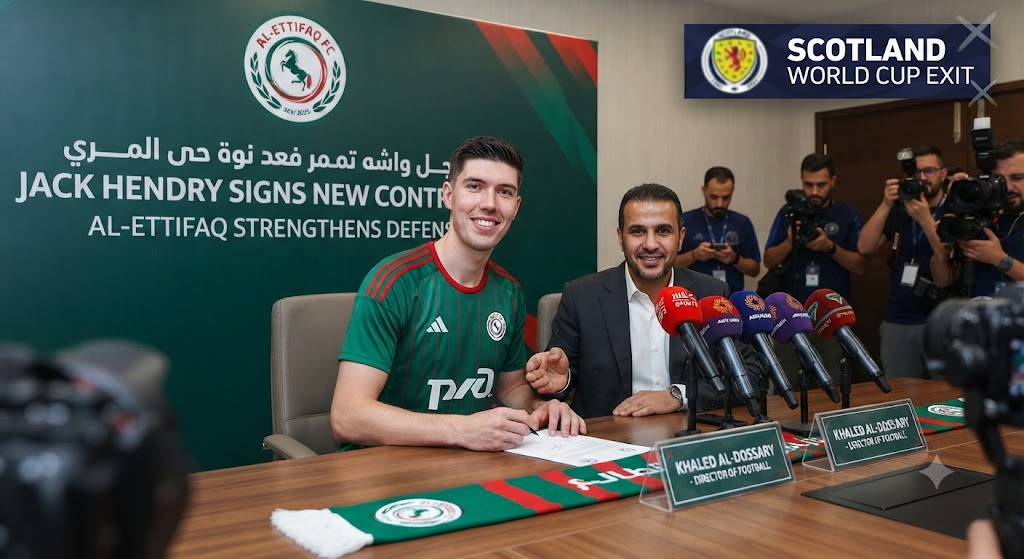 Jack Hendry Signs New Al-Ettifaq Contract After Scotland’s World Cup Exit