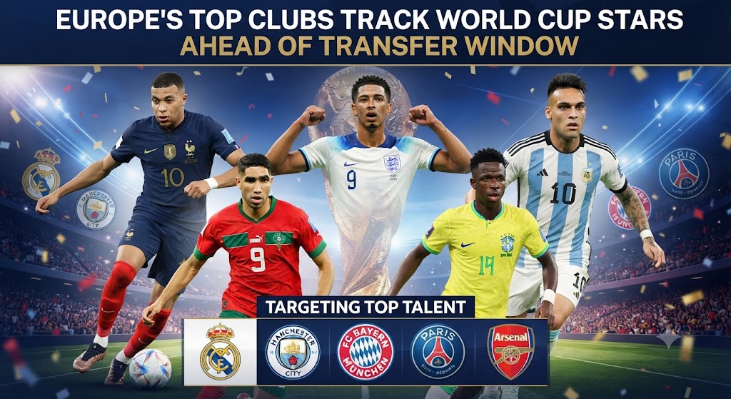 Europe's Top Clubs Track World Cup Stars Ahead of Transfer Window