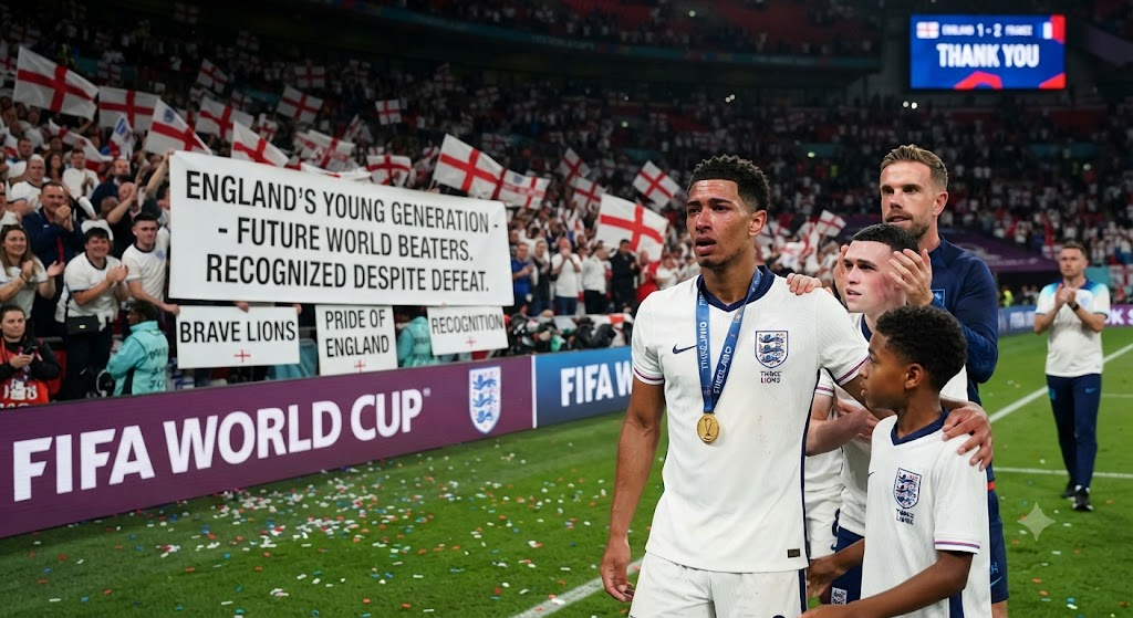England's Young Generation Wins Global Recognition Despite Elimination
