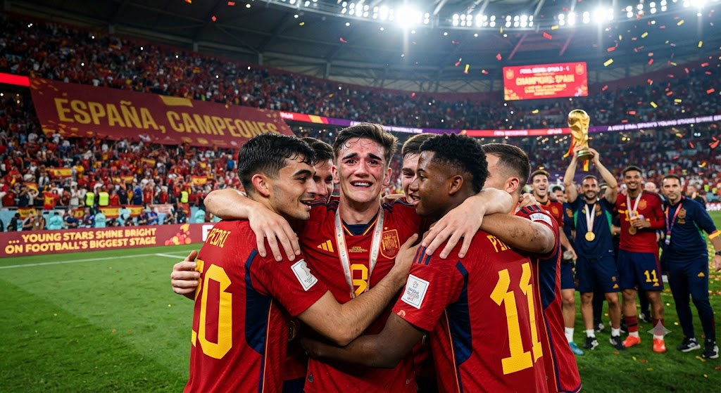 Spain's Young Stars Shine Bright on Football's Biggest Stage