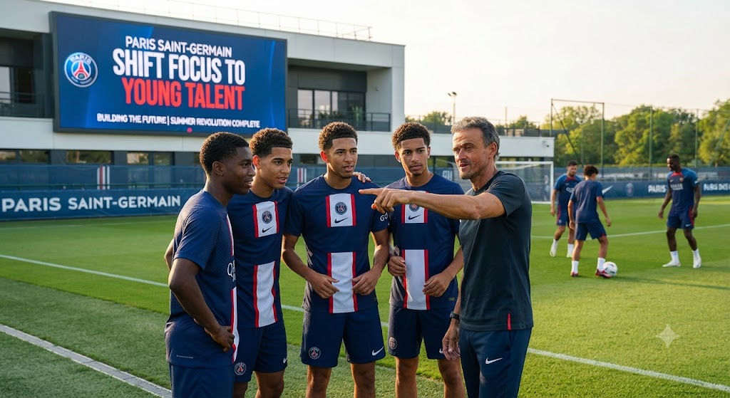 Paris Saint-Germain Shift Focus to Young Talent After Summer Changes