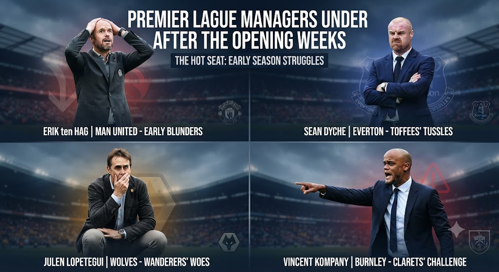 Premier League Managers Under Pressure After the Opening Weeks