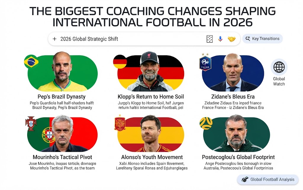The Biggest Coaching Changes Shaping International Football in 2026