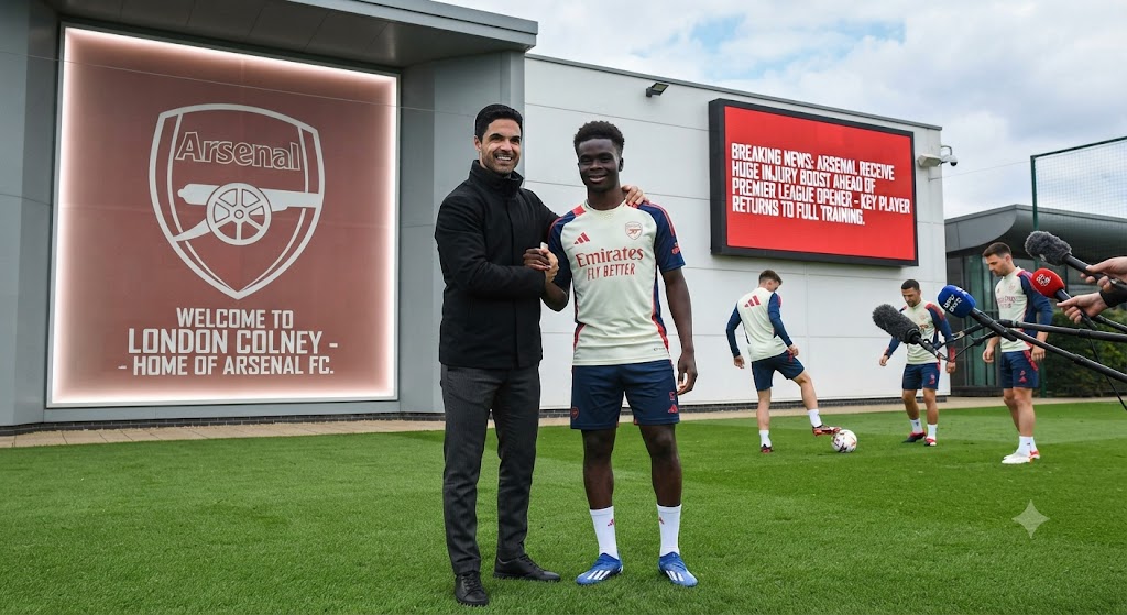 Arsenal Receive Huge Injury Boost Ahead of Premier League Opener