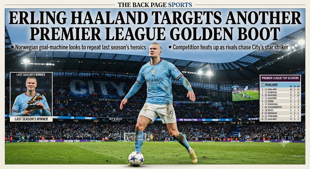 Erling Haaland Targets Another Premier League Golden Boot