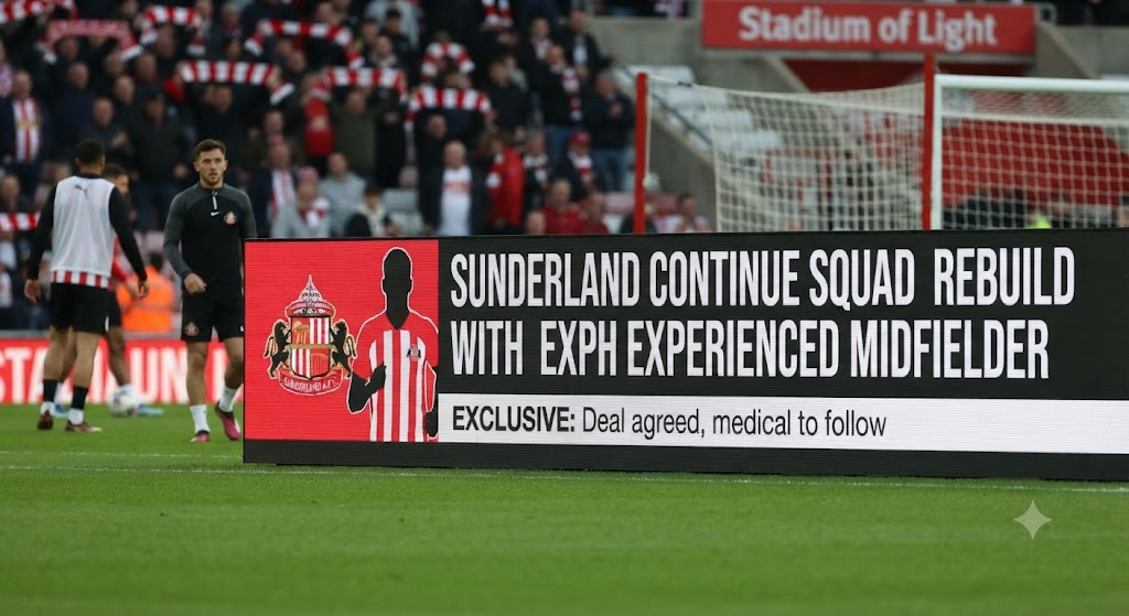 Sunderland Continue Squad Rebuild With Experienced Midfielder