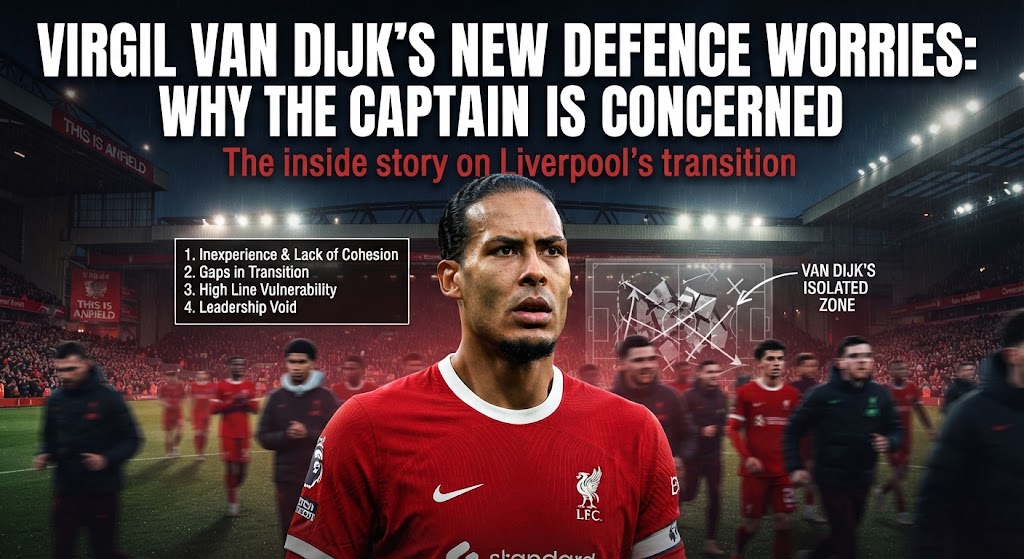 Why Virgil van Dijk Is Worried About Liverpool’s New-Look Defence - logo