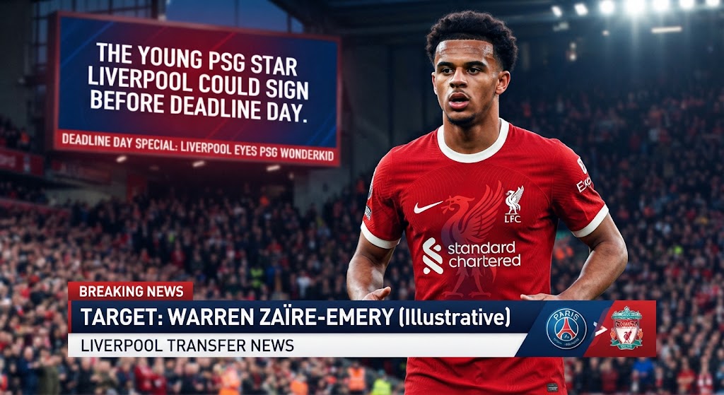 The Young PSG Star Liverpool Could Sign Before Deadline Day - logo