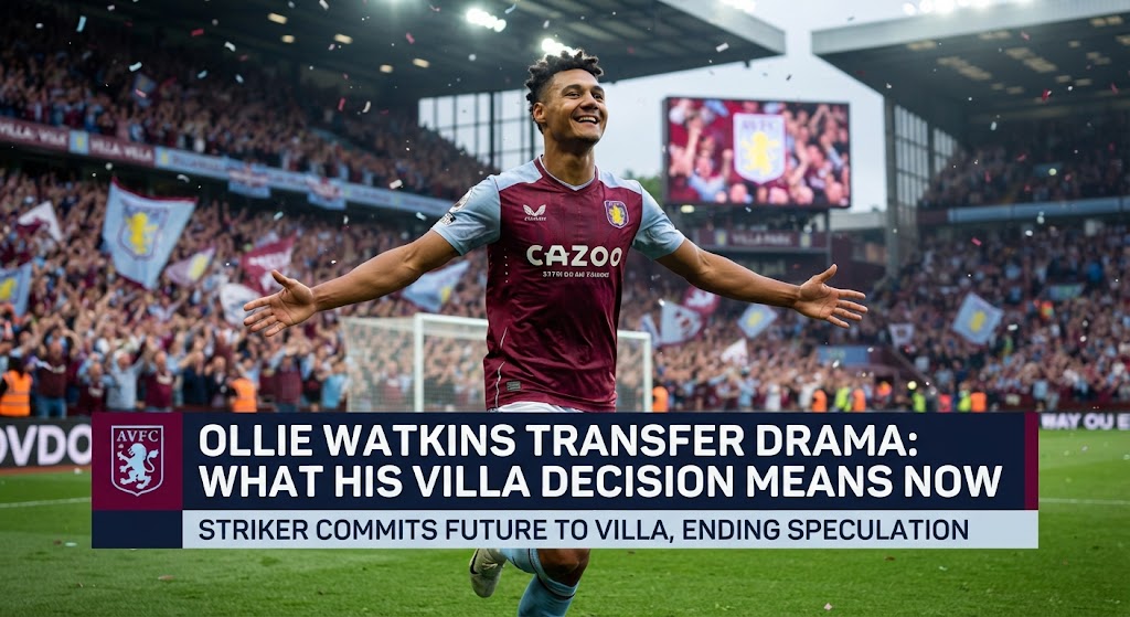 Ollie Watkins Transfer Drama: What His Villa Decision Means Now