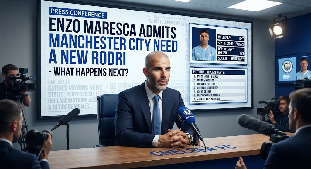 Enzo Maresca Admits Manchester City Need a New Rodri — What Happens Next?