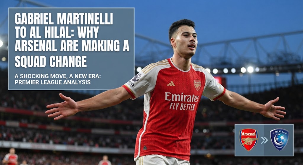 Gabriel Martinelli to Al Hilal: Why Arsenal Are Making a Major Squad Change