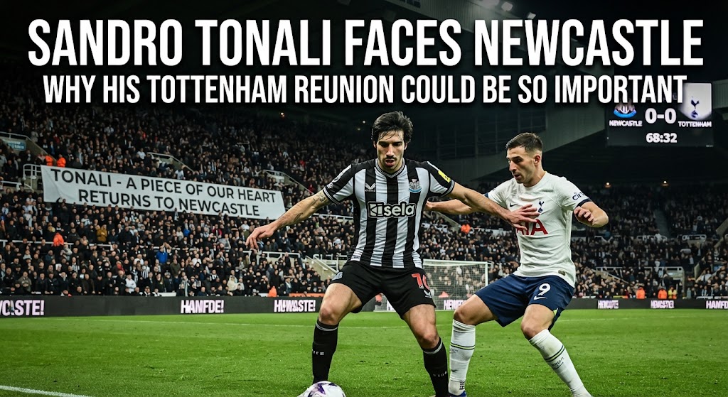 Sandro Tonali Faces Newcastle: Why His Tottenham Reunion Could Be So Important