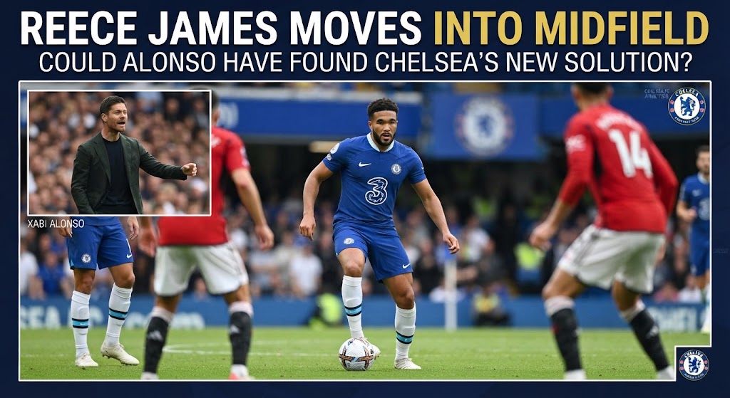 Reece James Moves Into Midfield: Could Alonso Have Found Chelsea’s New Solution?